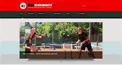 Desktop Screenshot of masrendimiento.com.ar